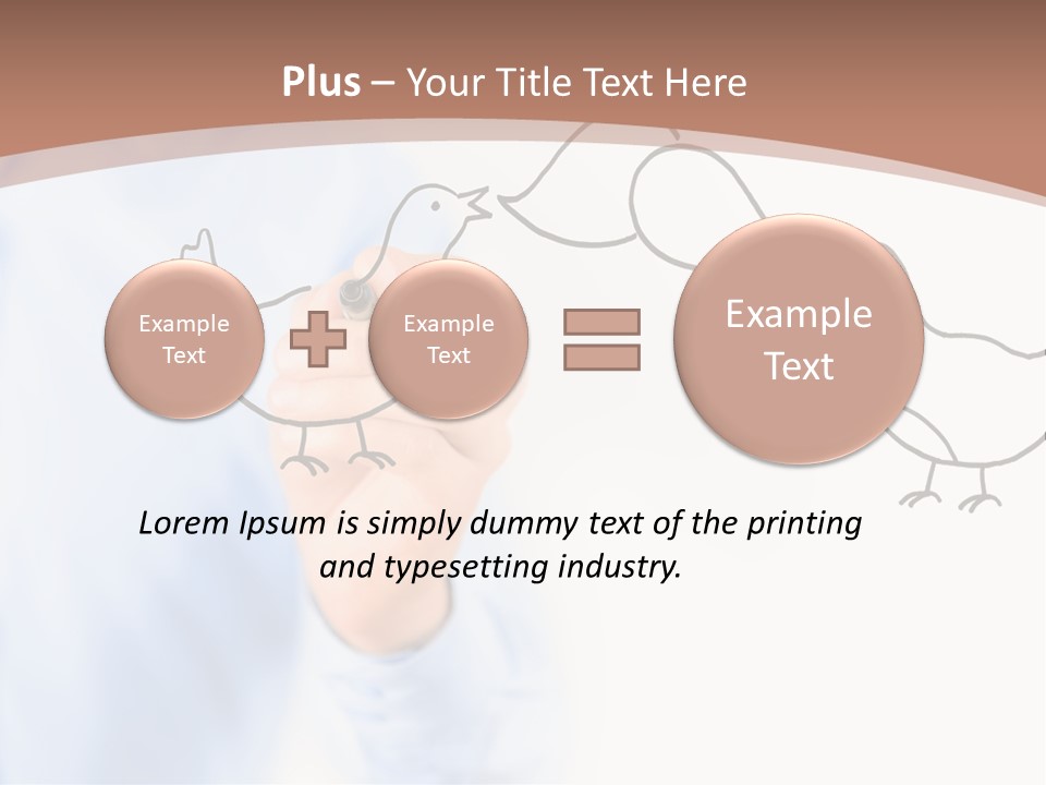 White Speak Marketing PowerPoint Template