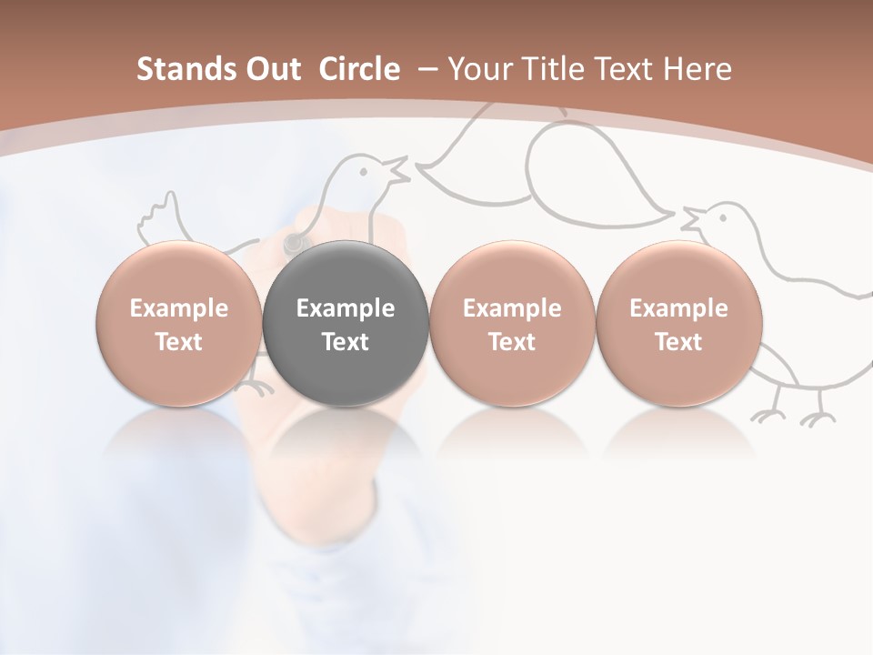 White Speak Marketing PowerPoint Template
