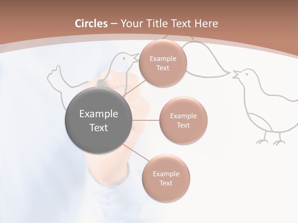 White Speak Marketing PowerPoint Template