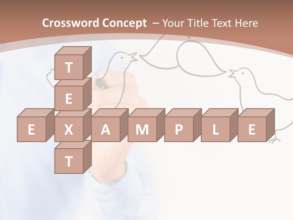 White Speak Marketing PowerPoint Template