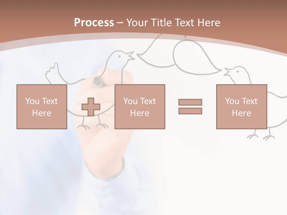 White Speak Marketing PowerPoint Template