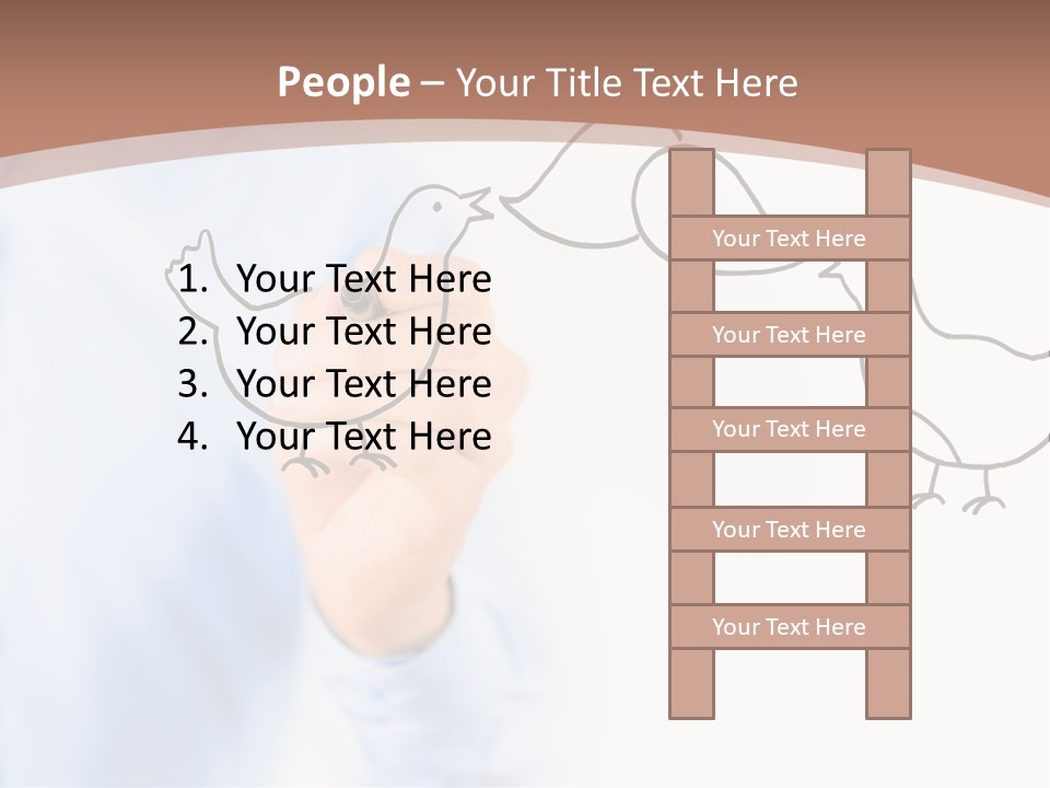 White Speak Marketing PowerPoint Template