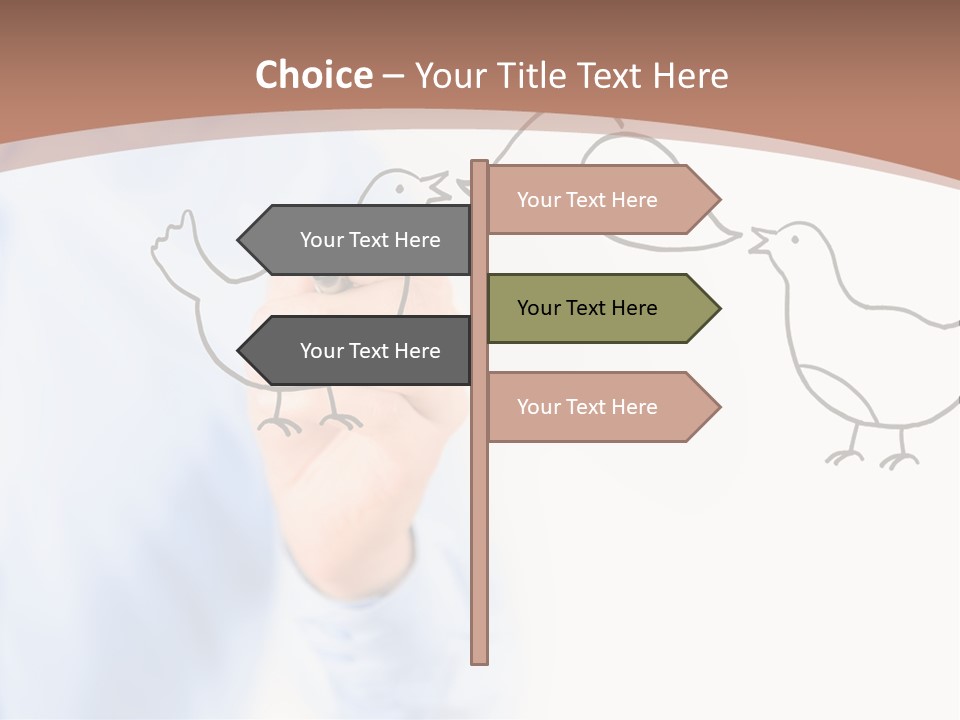 White Speak Marketing PowerPoint Template