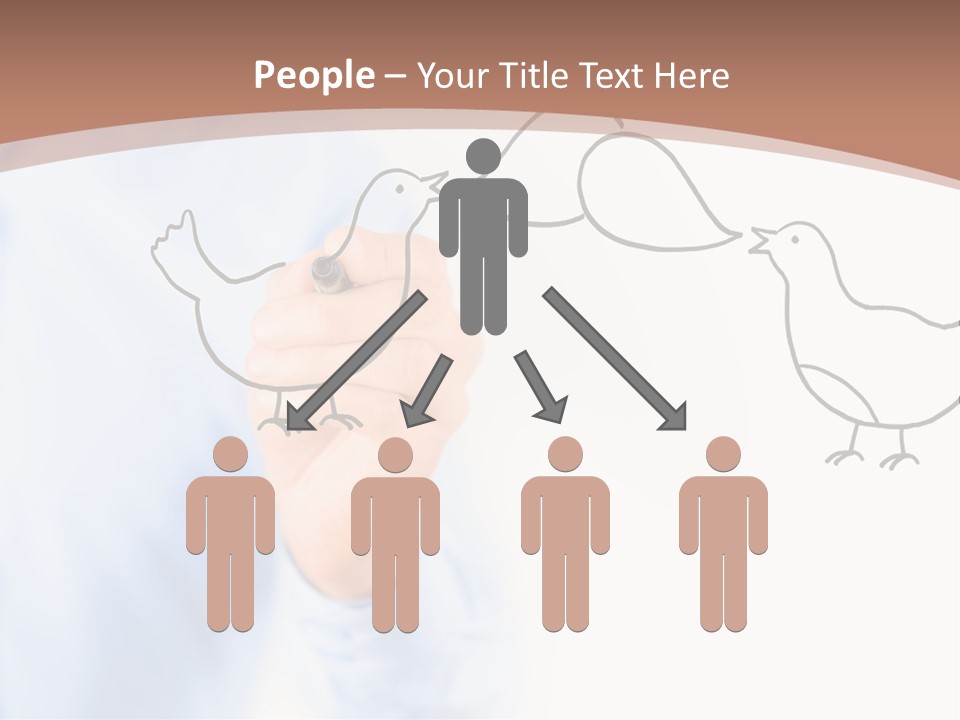 White Speak Marketing PowerPoint Template