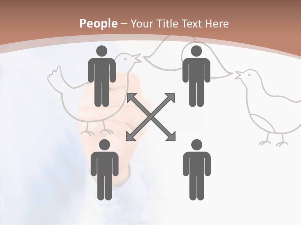 White Speak Marketing PowerPoint Template