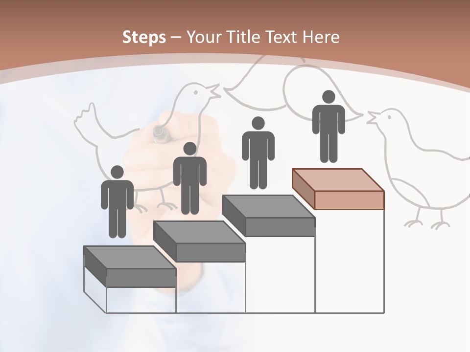 White Speak Marketing PowerPoint Template