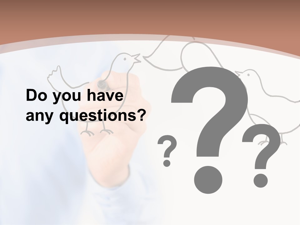 White Speak Marketing PowerPoint Template