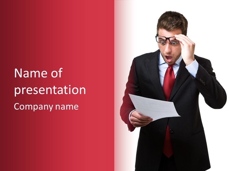 Bad Businessman Finance PowerPoint Template