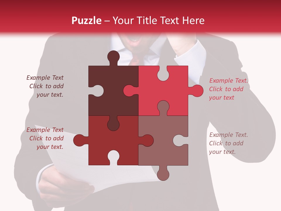 Bad Businessman Finance PowerPoint Template