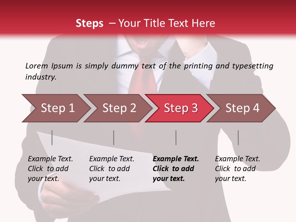 Bad Businessman Finance PowerPoint Template