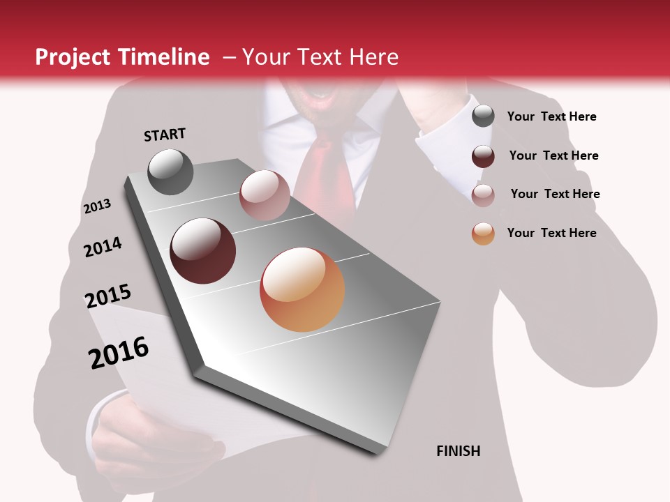 Bad Businessman Finance PowerPoint Template