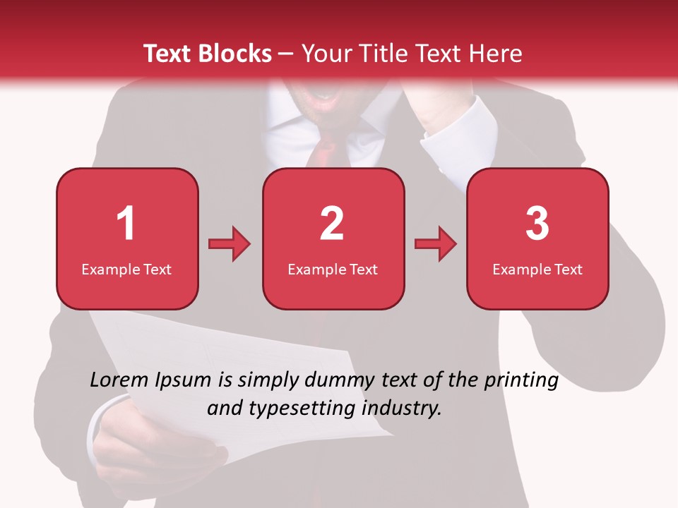 Bad Businessman Finance PowerPoint Template