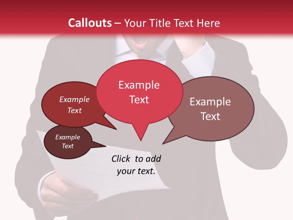 Bad Businessman Finance PowerPoint Template
