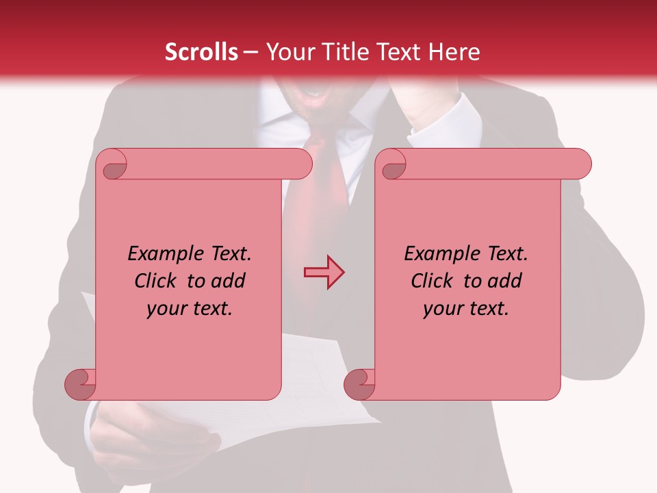 Bad Businessman Finance PowerPoint Template
