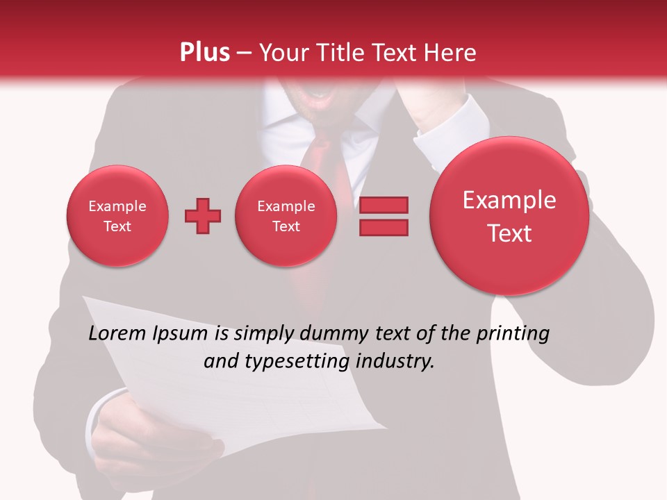 Bad Businessman Finance PowerPoint Template