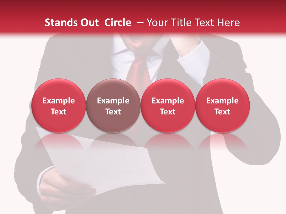 Bad Businessman Finance PowerPoint Template