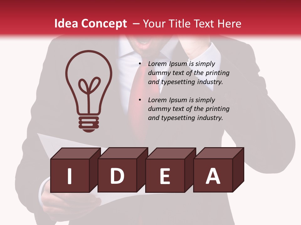 Bad Businessman Finance PowerPoint Template