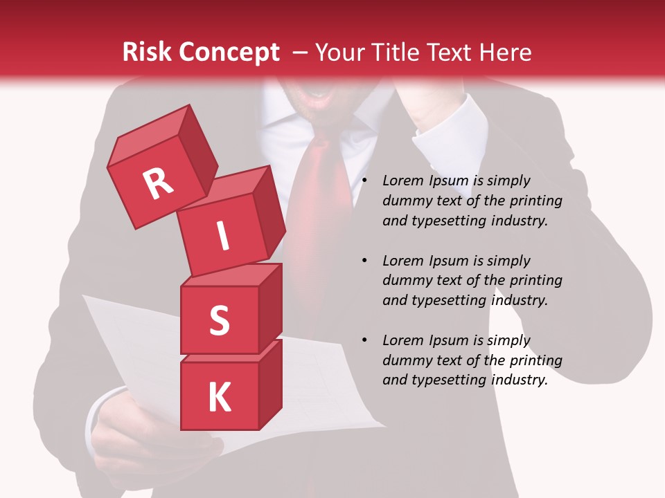 Bad Businessman Finance PowerPoint Template