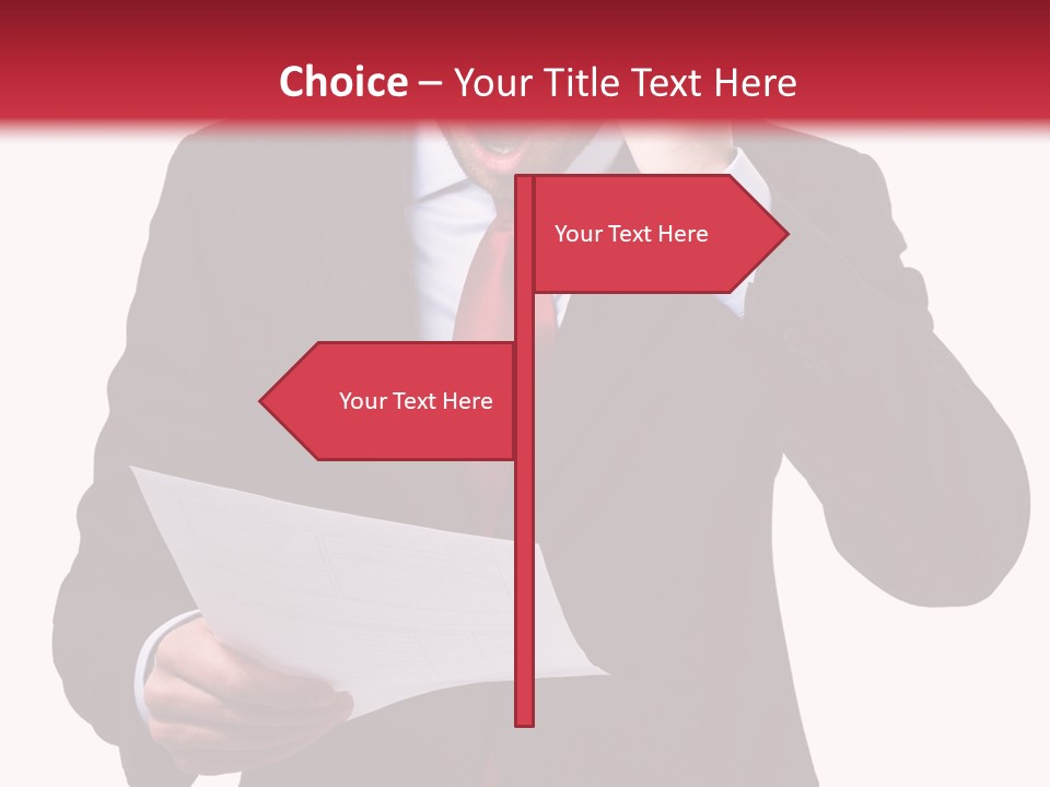 Bad Businessman Finance PowerPoint Template