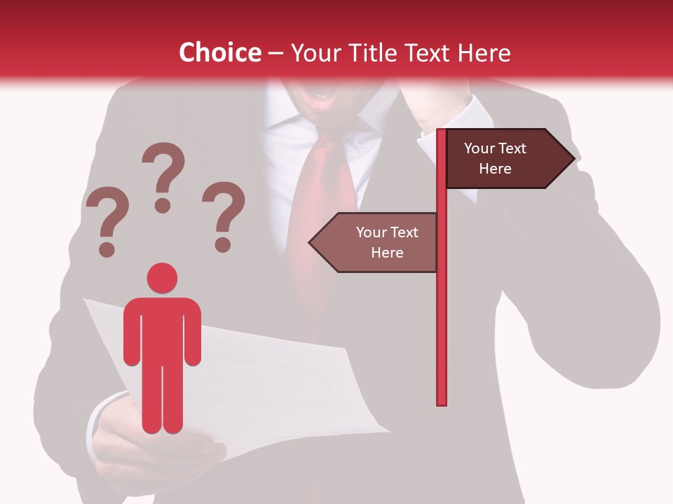 Bad Businessman Finance PowerPoint Template