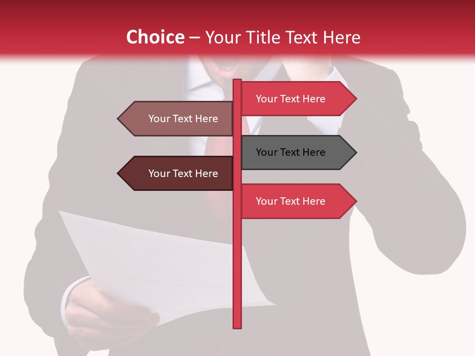 Bad Businessman Finance PowerPoint Template