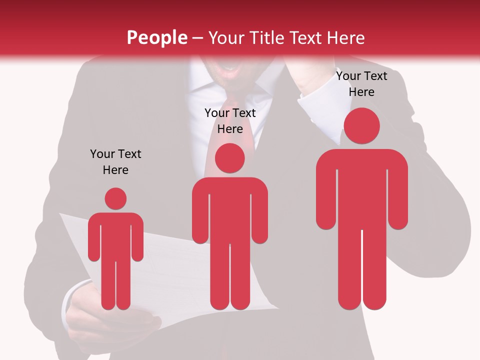 Bad Businessman Finance PowerPoint Template