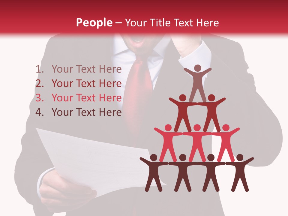 Bad Businessman Finance PowerPoint Template