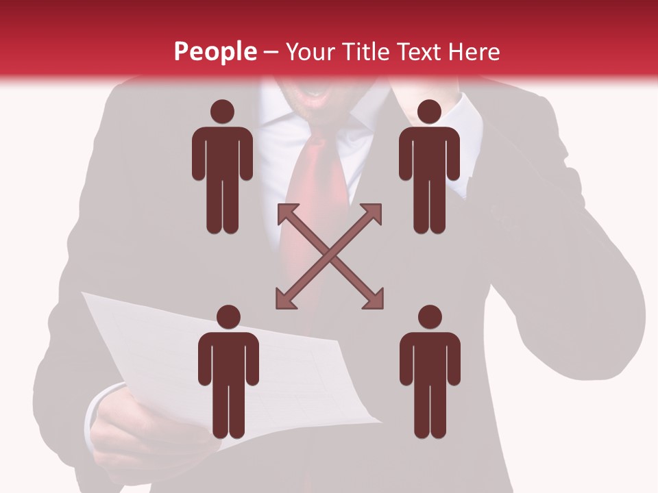 Bad Businessman Finance PowerPoint Template