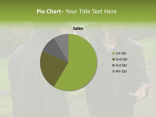 Discussion Standing Talk PowerPoint Template