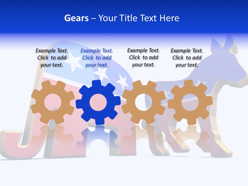 American Poll Vote PowerPoint Template