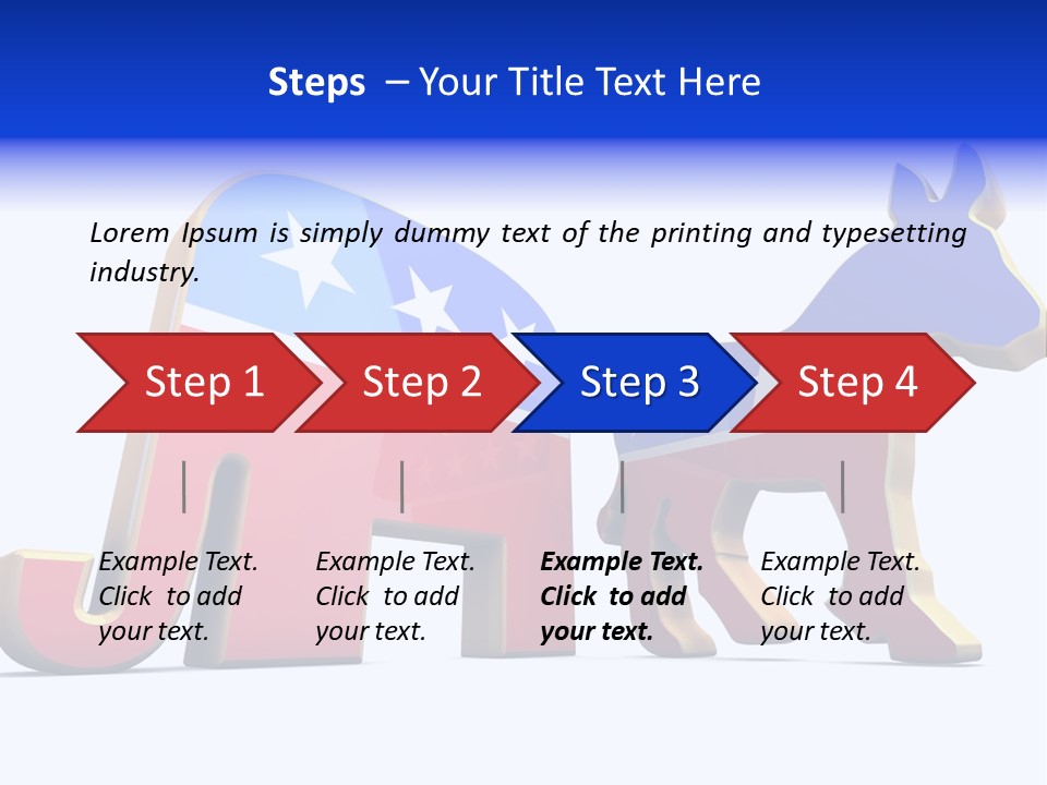 American Poll Vote PowerPoint Template