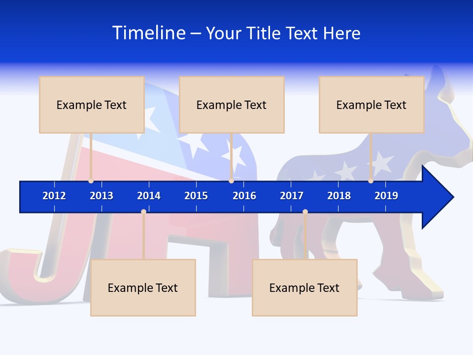American Poll Vote PowerPoint Template