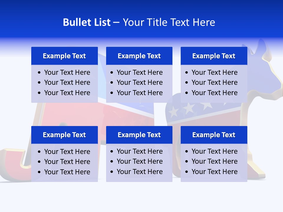 American Poll Vote PowerPoint Template