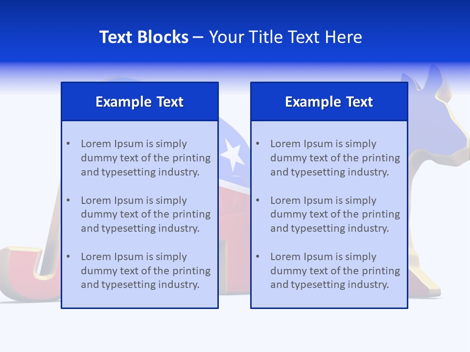 American Poll Vote PowerPoint Template