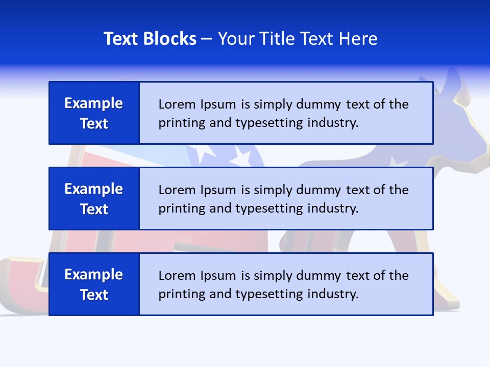 American Poll Vote PowerPoint Template
