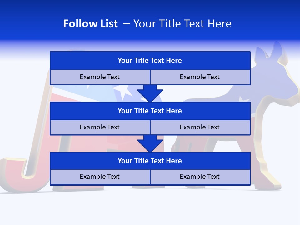 American Poll Vote PowerPoint Template