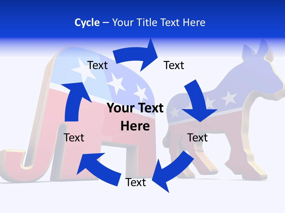 American Poll Vote PowerPoint Template