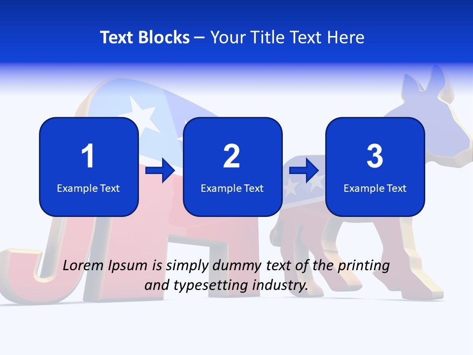 American Poll Vote PowerPoint Template