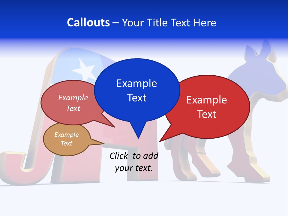 American Poll Vote PowerPoint Template