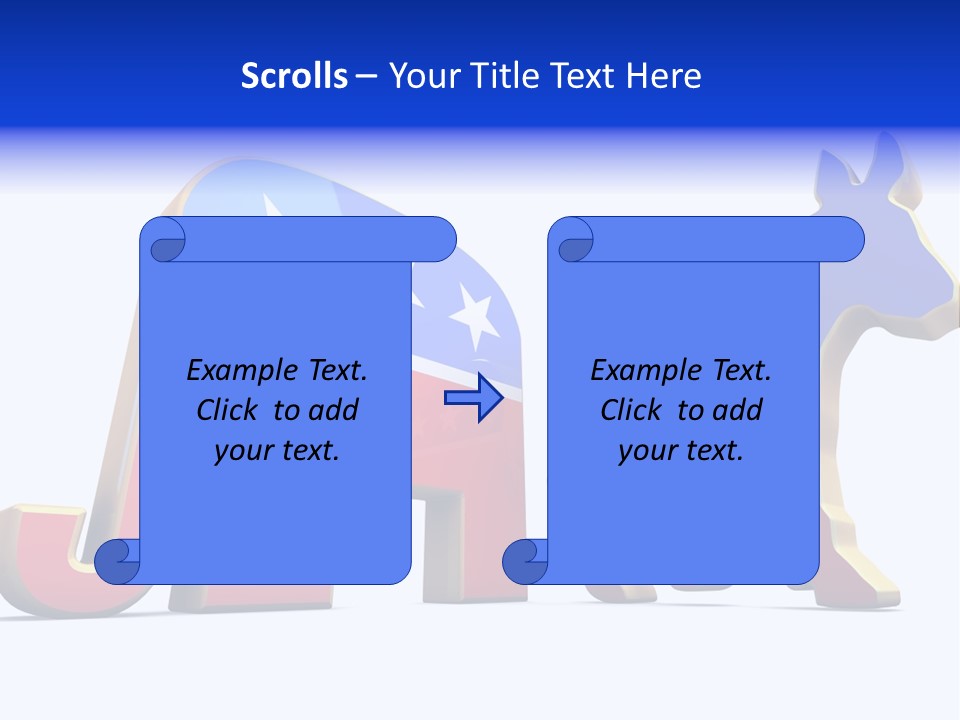 American Poll Vote PowerPoint Template