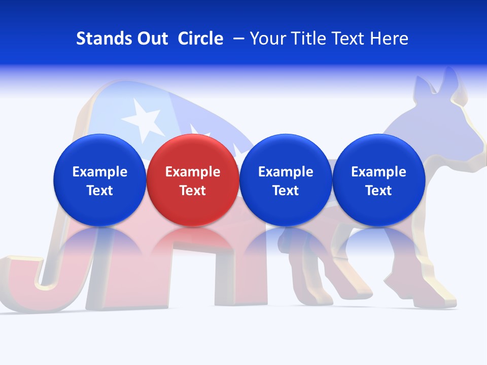 American Poll Vote PowerPoint Template