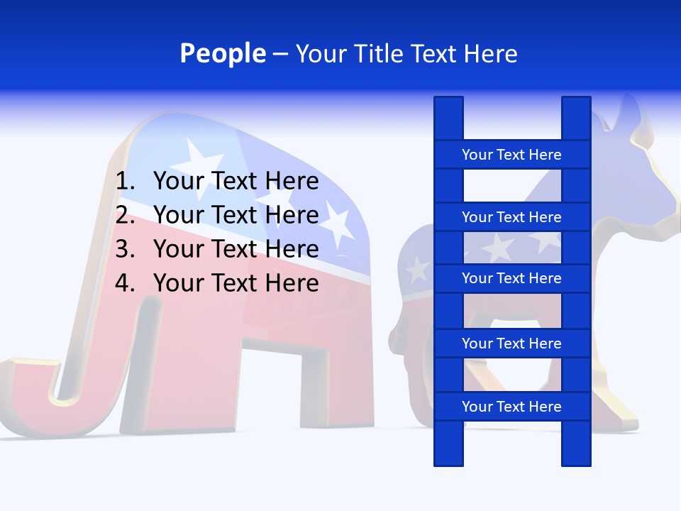 American Poll Vote PowerPoint Template