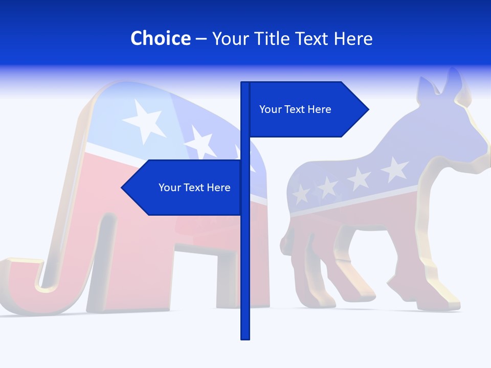 American Poll Vote PowerPoint Template