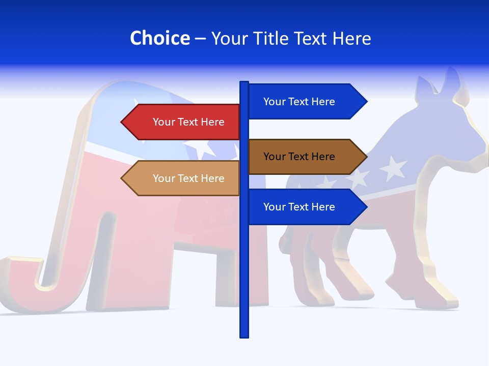 American Poll Vote PowerPoint Template