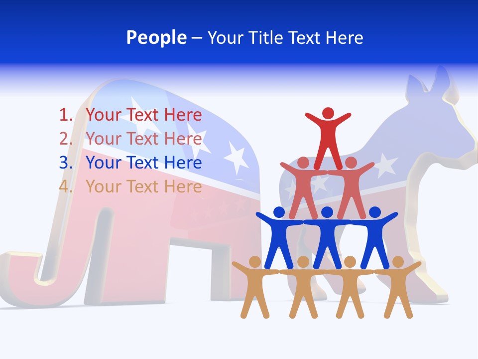 American Poll Vote PowerPoint Template