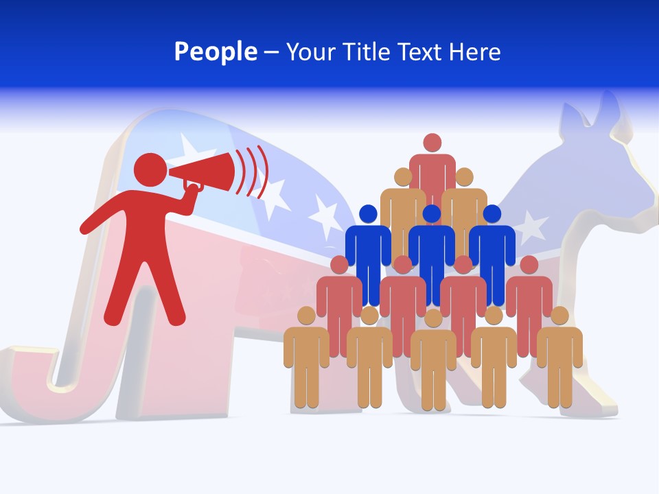 American Poll Vote PowerPoint Template