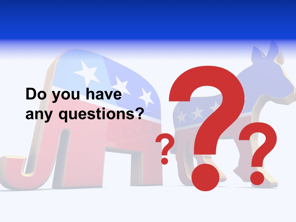 American Poll Vote PowerPoint Template