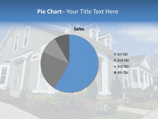 Construction Neighbors Cottage PowerPoint Template