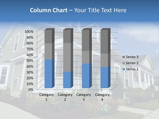 Construction Neighbors Cottage PowerPoint Template