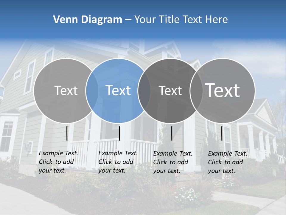 Construction Neighbors Cottage PowerPoint Template